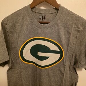 Green Bay Packers Shirt Men's Med‎ Cotton NFL Short Sleeve Athletic Football